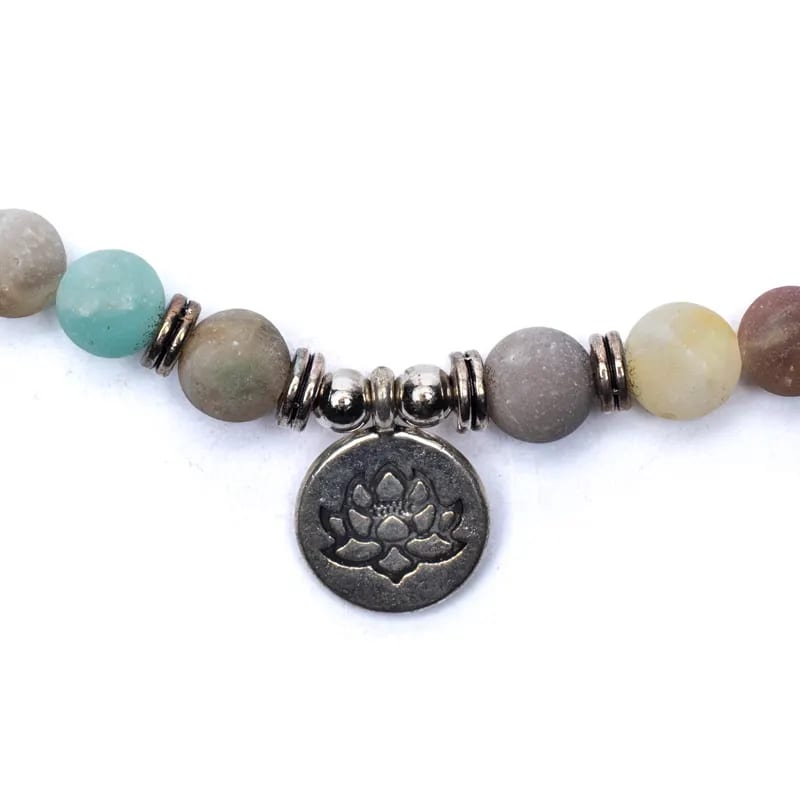 Mala Amazonit elastisch mit Lotus großhandel