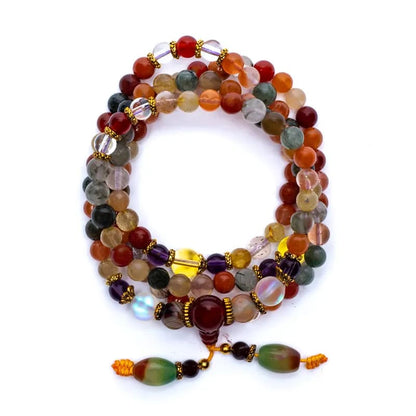 Mala agate mix elastic wholesale thumb