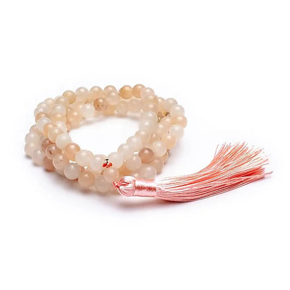 Mala Aventurine rose avec pompon thumb