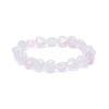 Bracelet rose quartz elastic hearts