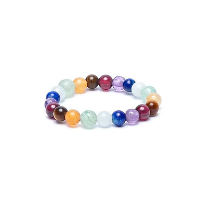 Ring 7 Chakra Steine elastisch thumb