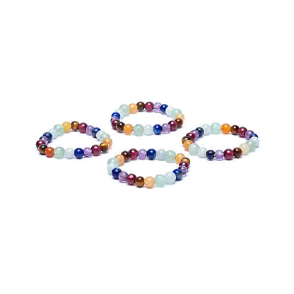 Ring 7 Chakra Steine elastisch großhandel thumb