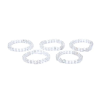 Ring bergkristal elastisch groothandel thumb