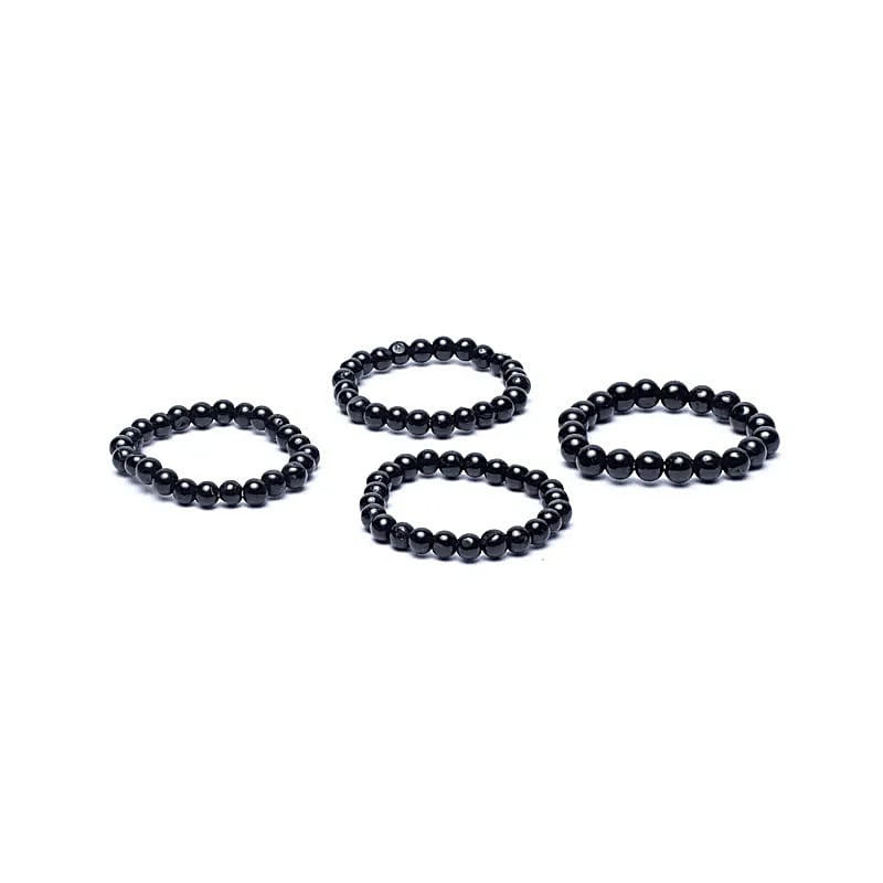 Ring schwarzer Turmalin elastisch