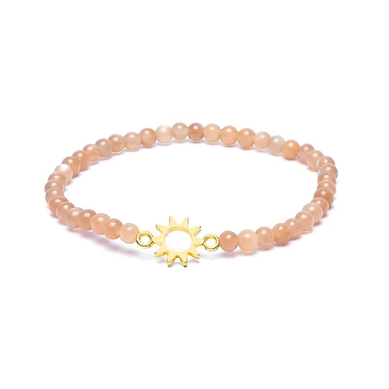 Armband Sonnenstein elastisch mit Sonnenanhänger