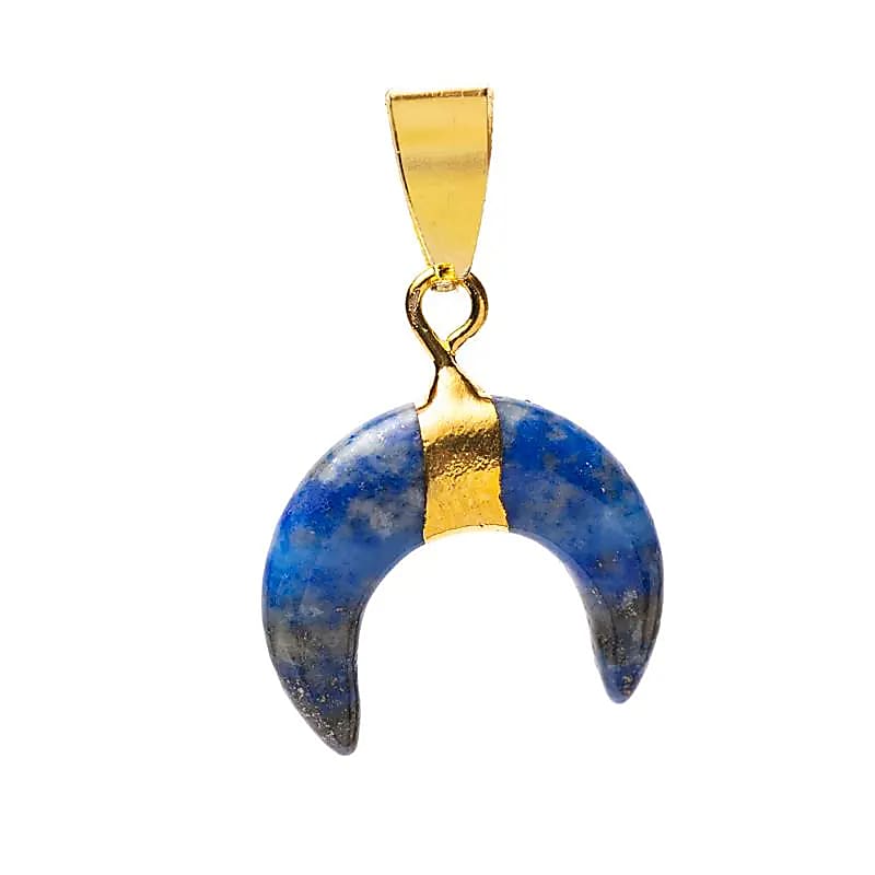 Anhänger Halbmond Lapislazuli