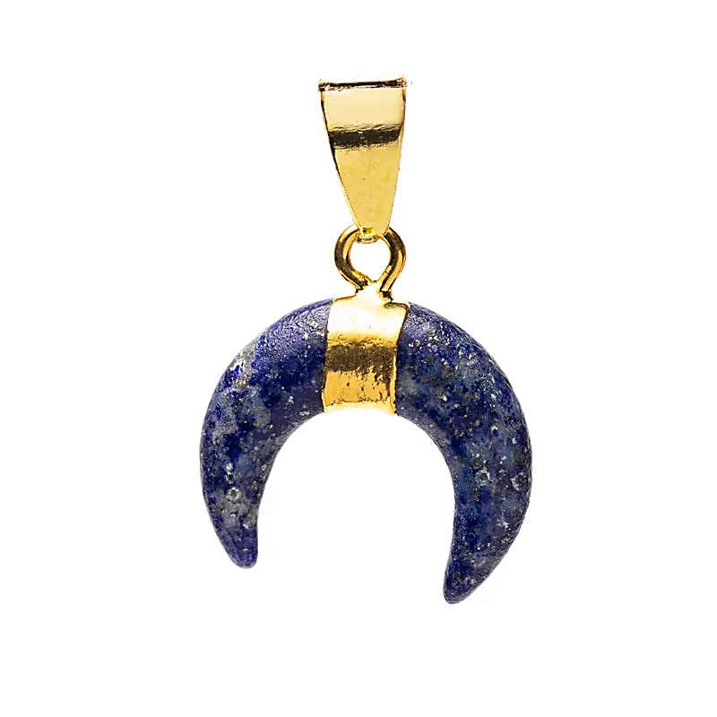 Anhänger Halbmond Lapislazuli