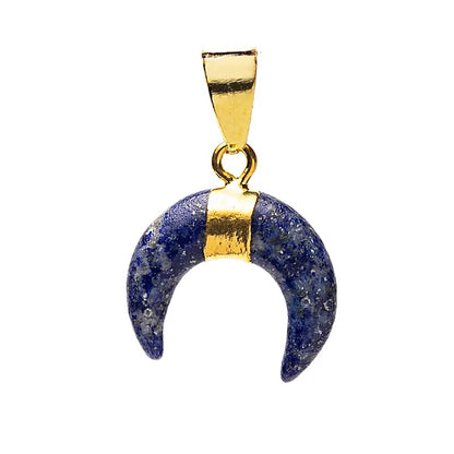 Anhänger Halbmond Lapislazuli großhandel thumb