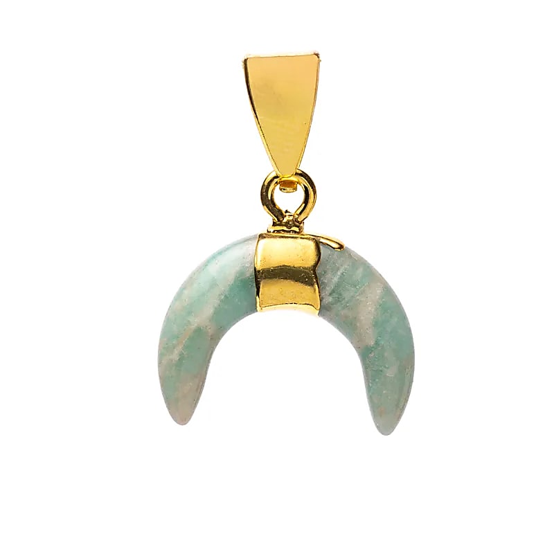 Comprar Colgante luna creciente amazonita