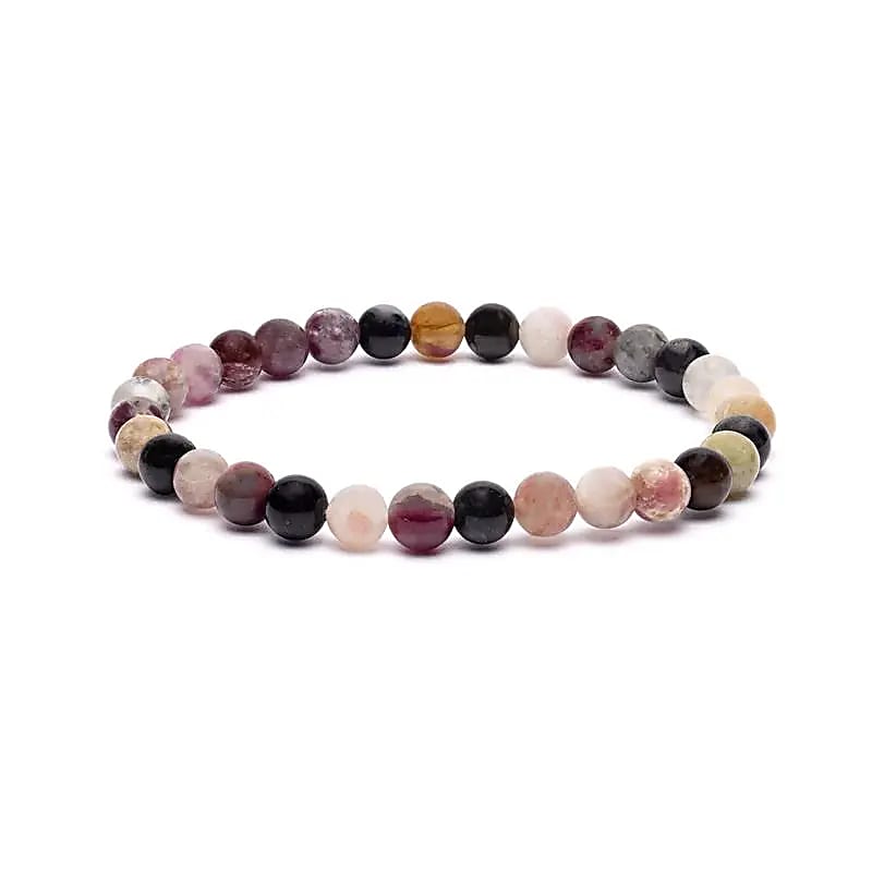 Elastisches Armband Turmalin-Mix