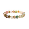 Bracelet élastique en agate mixte