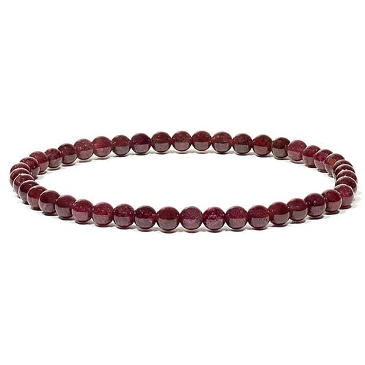 Granat Armband elastisch