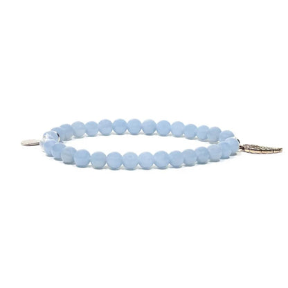 Angeliet armband met engelvleugel elastisch Zink legering|Edelsteen thumb