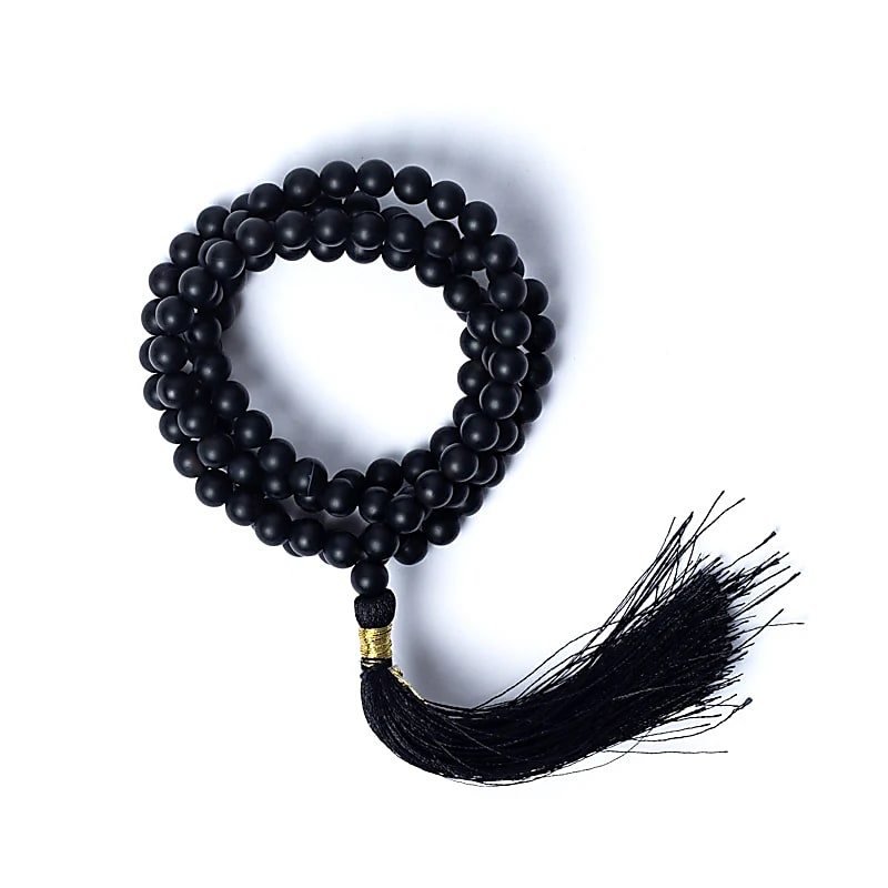 Mala zwarte onyx matte finish AA kwaliteit in zakje
