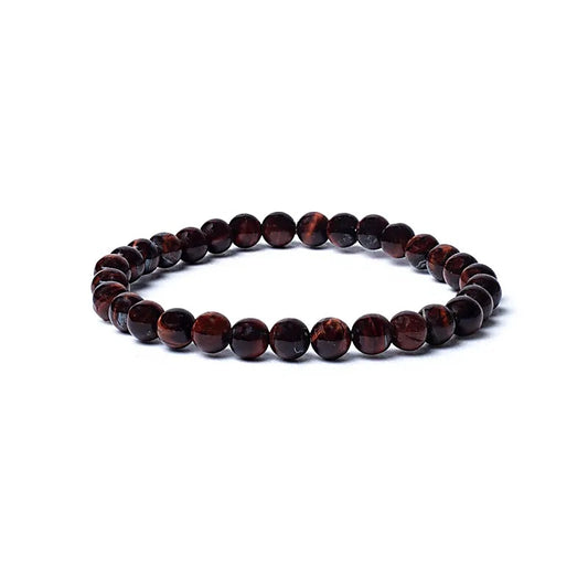 Armband rode tijgeroog AA kwaliteit elastisch