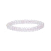 Bracelet Quartz rose à facettes qualité AA élastique