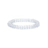 Bracelet rock crystal facet AA quality elastic