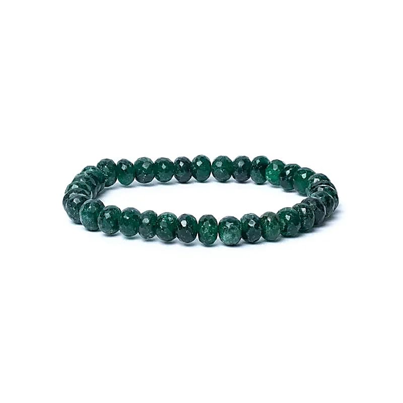 Bracelet aventurine à facette qualité AA élastique
