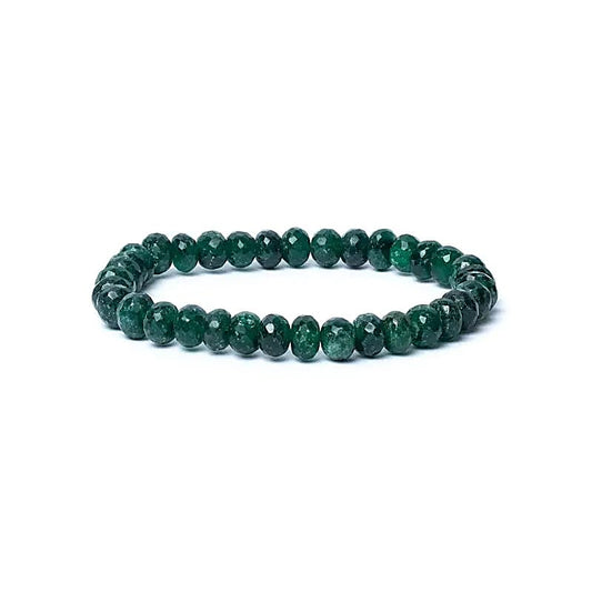 Armband Aventurin Facette AA Qualität elastisch