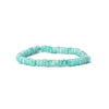 Bracelet amazonite à facette qualité AA élastique