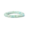 Bracelet amazonite à facette qualité AA élastique