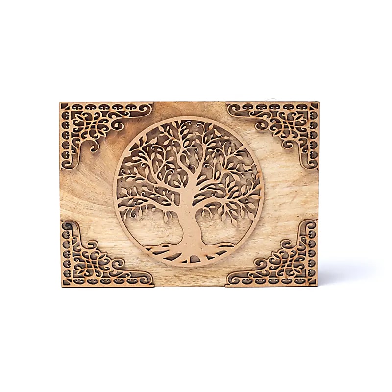 Tarot box tree of life mango wood wholesale