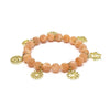 Pulsera con dijes símbolo de los chakras Piedra solar