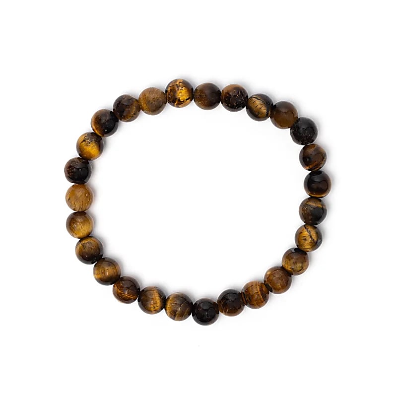Bracelet for wide wrist with tiger eye