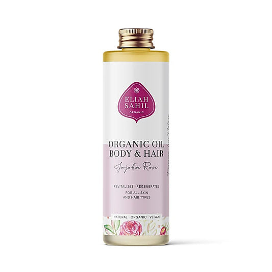 Body & Hair oil Jojoba Rose organic Eliah Sahil