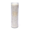 Candle stearin mandala gray unscented
