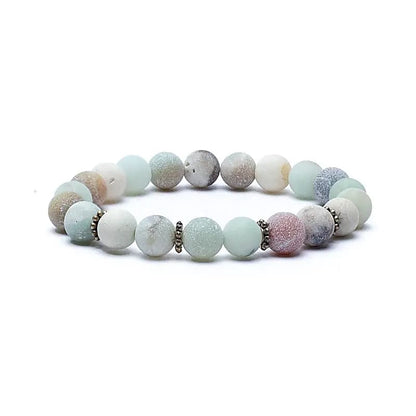 Mala/Bracelet en Amazonite élastique thumb