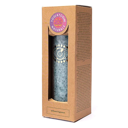 Candle stearin Eye of Providence aquamarine unscented wholesale thumb