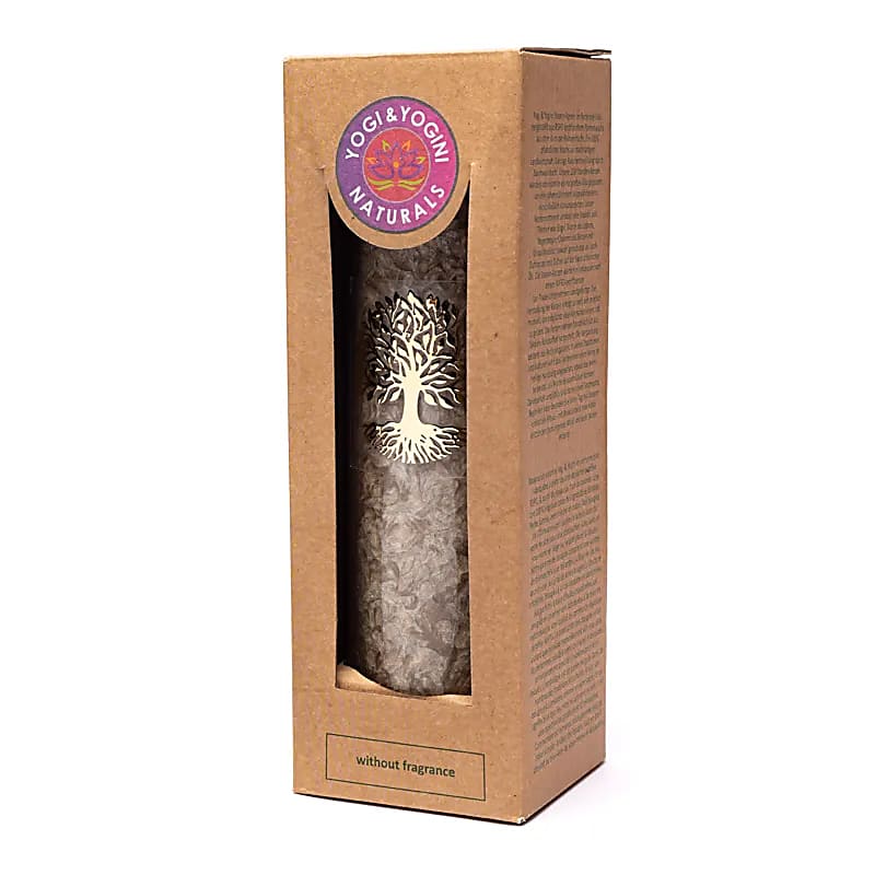 Candle stearin tree of life brown unscented wholesale