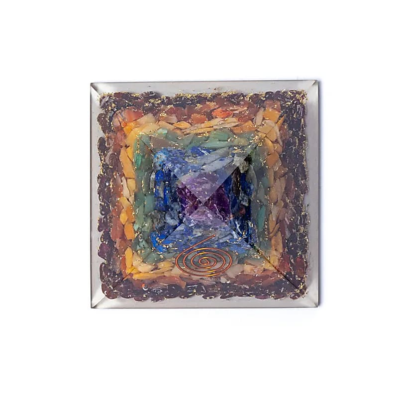 Orgonite piramide 7 chakra