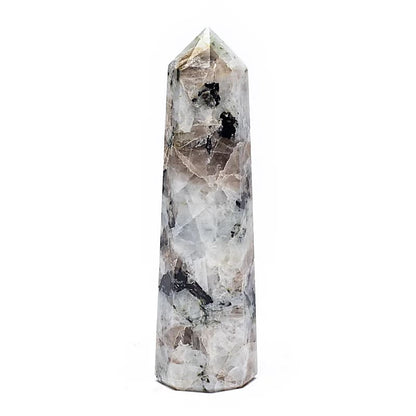 Rainbow moonstone obelisk thumb