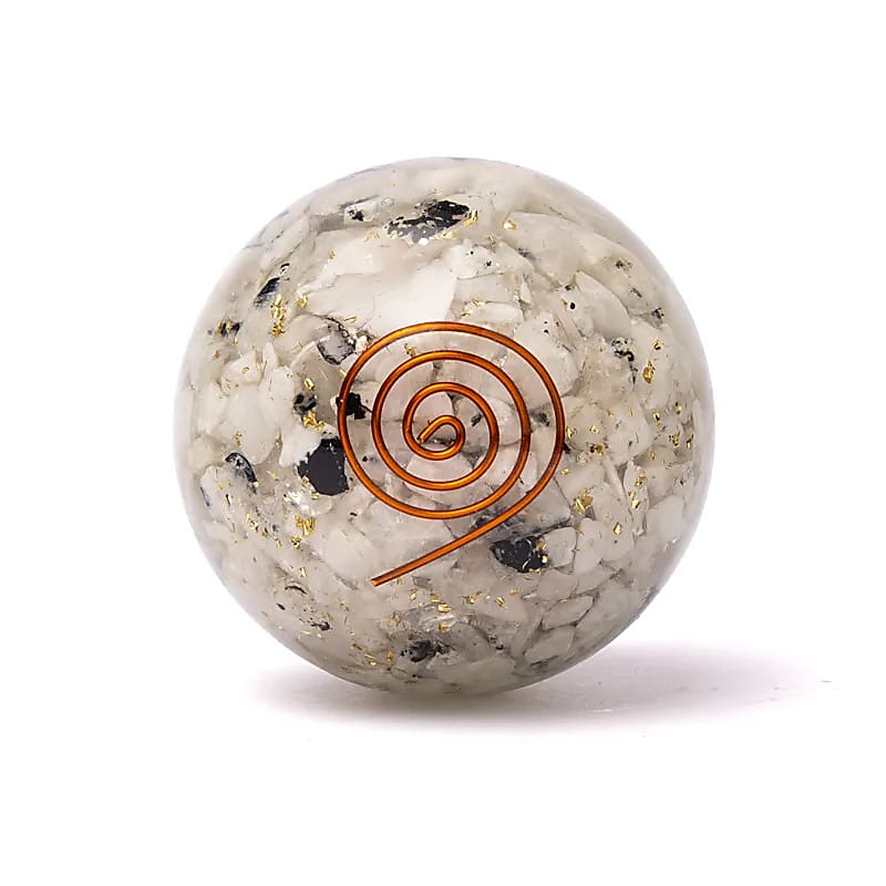 Orgonite sphere moonstone with moon wholesale