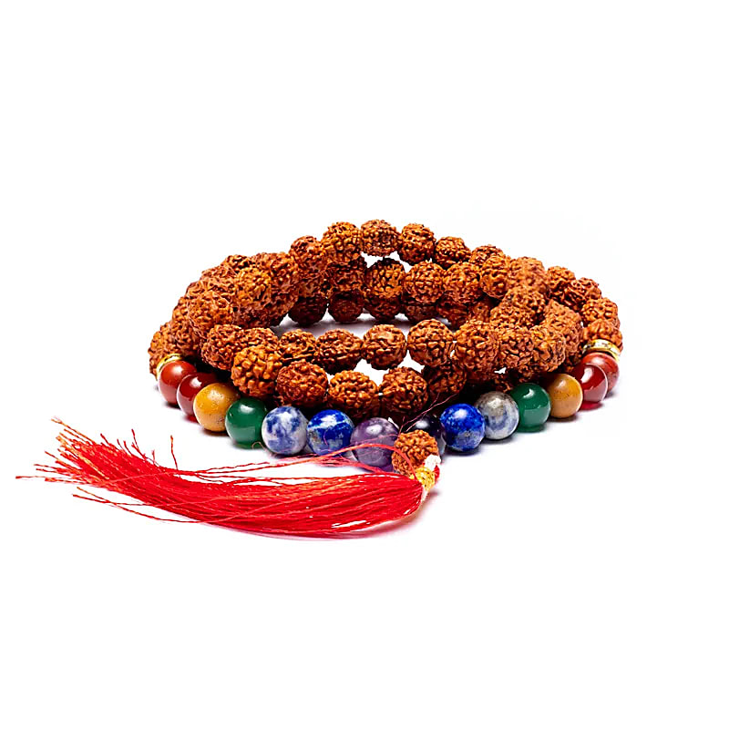 Mala Chakra Rudraksha 108 Perlen