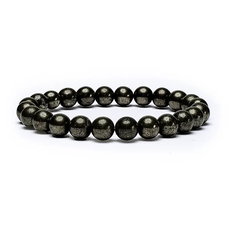 Pulsera de pirita elástica
