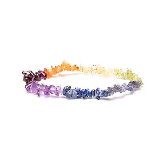 Braccialetto 7 Chakra elastico