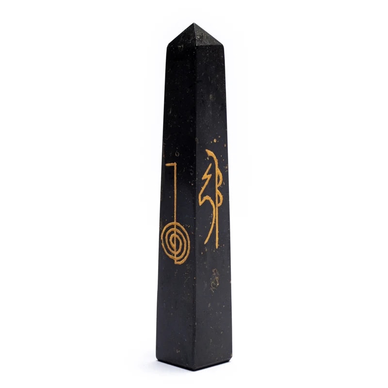 Zwarte toermalijn reiki obelisk groothandel