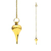 Pendule étoile couleur or dans sachet en velours