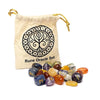 Oracle runique 7 Chakras en sachet en coton