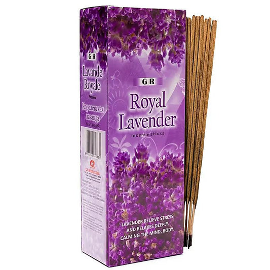Incienso Lavender (Lavanda) en caja hexagonal