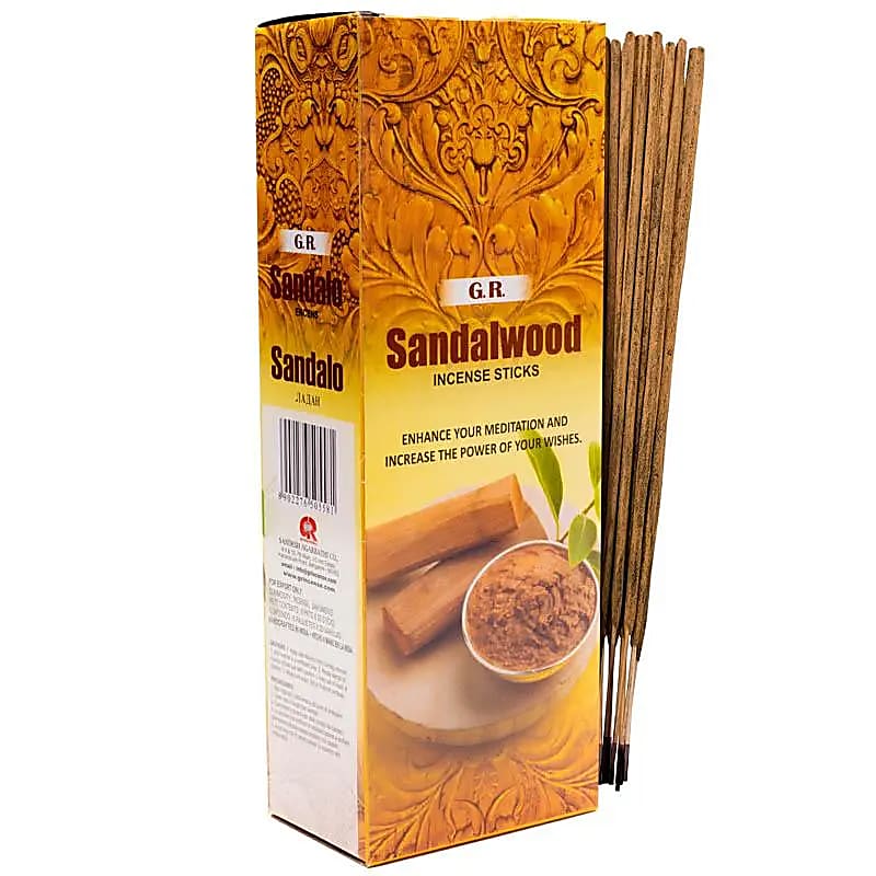 Incense Sandalwood hexagon package