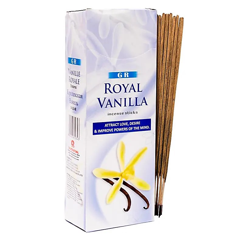 Incense Vanilla hexagon package
