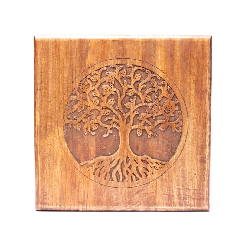 Mesita de madera con árbol de la vida al por mayor