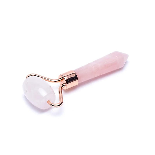 Acupressuur massage roller rozenkwarts