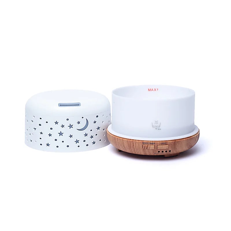 Aroma diffuser Nebula round white / wood print