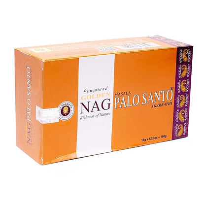 Golden Nag Palo Santo Räucherstäbchen thumb