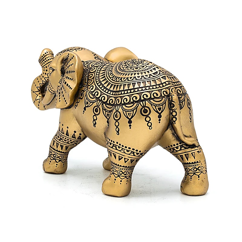 Deco Olifant goudkleurig groothandel